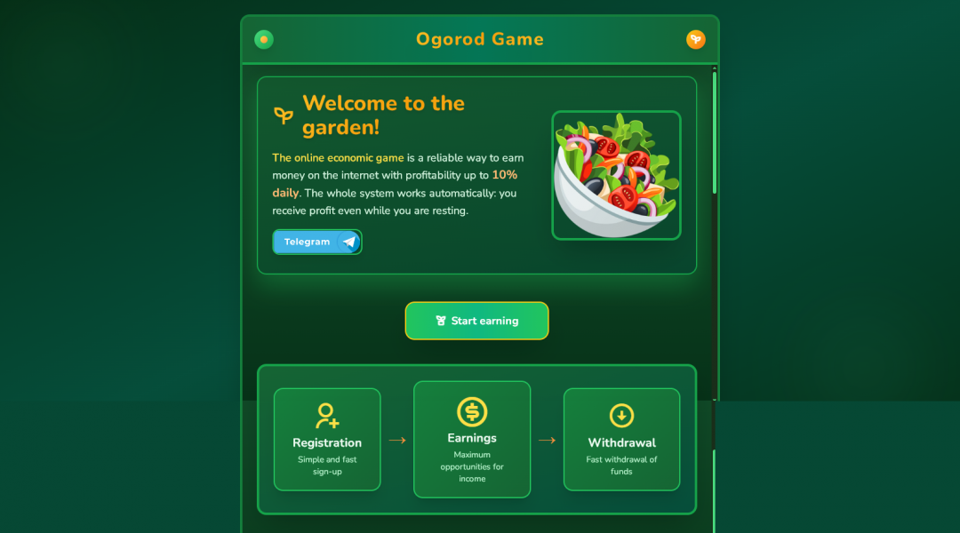 Ogorod Game (Faucetpay+Azvox)